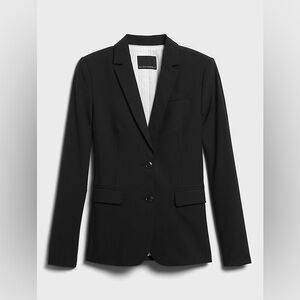 Banana Republic Long & Lean Lightweight‎ Wool Blazer, 6